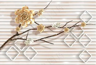 3D浮雕 玫瑰花图片