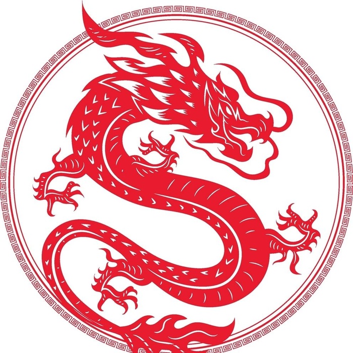 中国龙矢量图图片cdr矢量模版下载