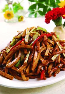 香干炒肉丝图片 香干炒肉丝图片