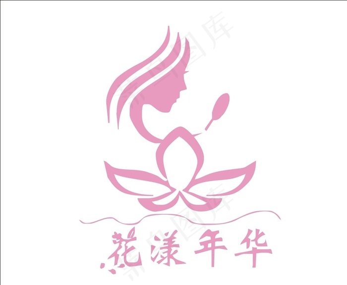 LOGO设计   美容院图片cdr矢量模版下载