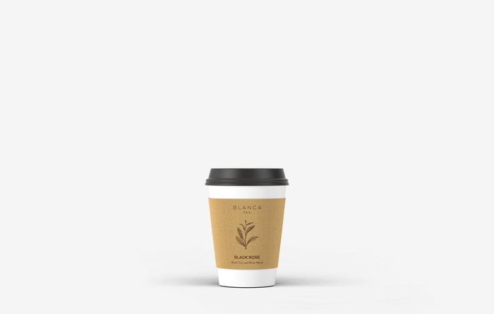 咖啡杯子包装效果图样机图片
