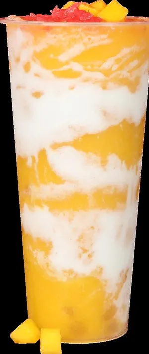 酸奶杨枝甘露图片