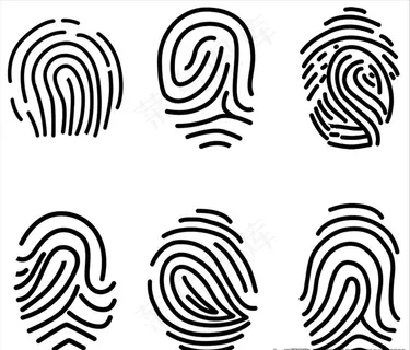 指纹素材图片