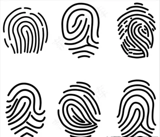 指纹素材图片