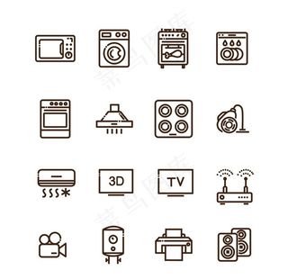 家电图标图片