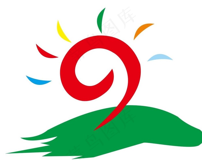 太阳LOGO图片cdr矢量模版下载