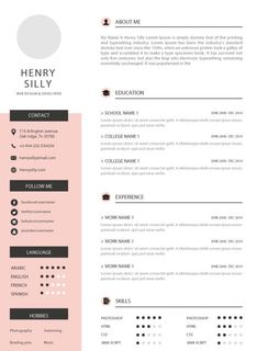 简历模板 图片 简历模板 图片