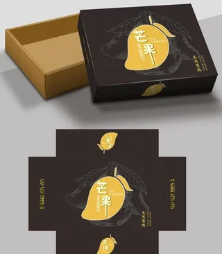芒果包装礼盒图片