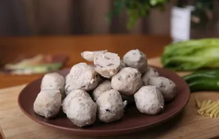 手工猪肉丸图片