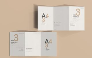 三折页样机图片