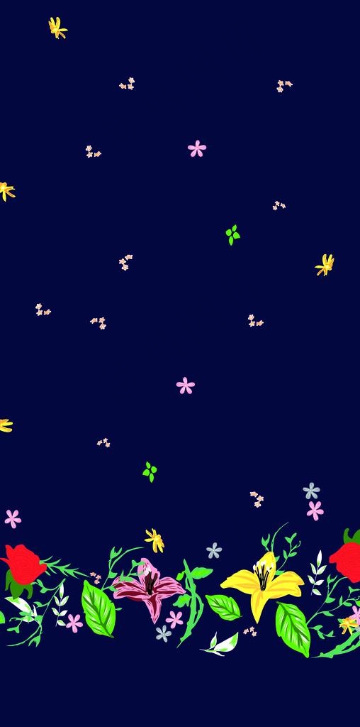 定位花图片