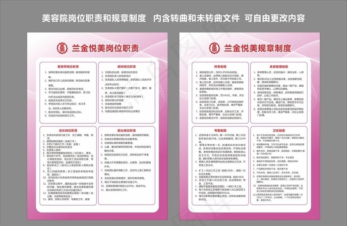 美容院岗位职责图片