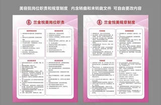 美容院岗位职责图片