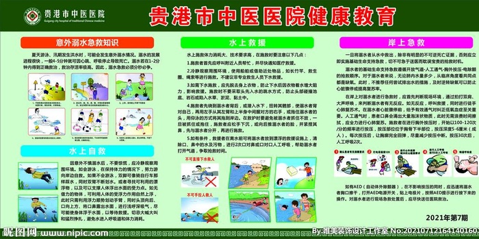 预防溺水知识图片cdr矢量模版下载