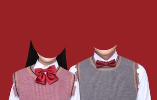 结婚证件照  图片