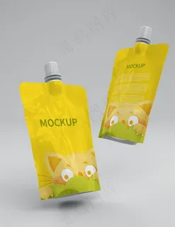 模型吸嘴袋饮品食品袋豆浆包装袋图片 模型吸嘴袋饮品食品袋豆浆包装袋图片
