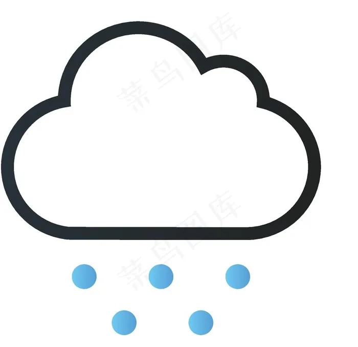 天气预报图标图片ai矢量模版下载