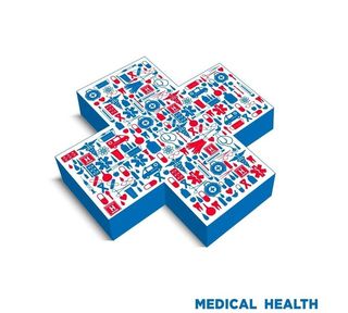 医学交叉背景图片