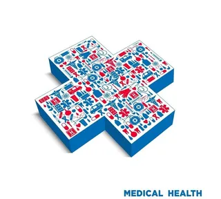 医学交叉背景图片