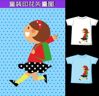 童装印花图片