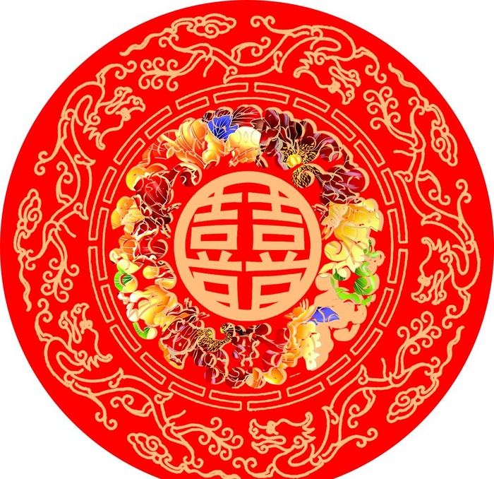 中式 婚礼LOGO图片