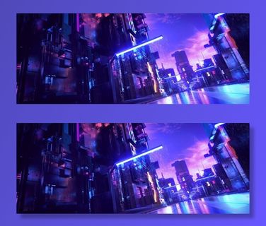 城市高楼夜景图片