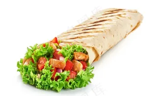 鸡肉卷 鸡块图片