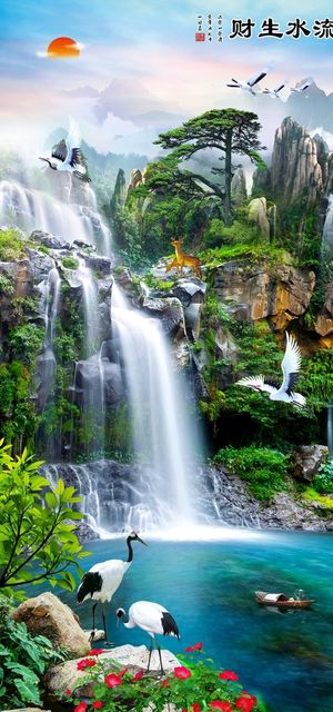 玄关背景墙图片