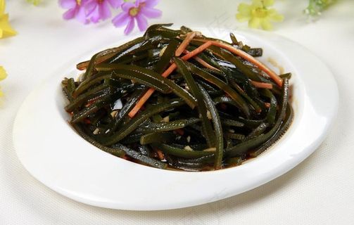 凉拌海带丝图片