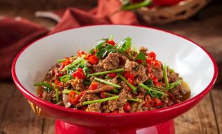 小炒黄牛肉 图片