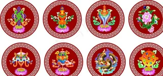 藏式八宝图片