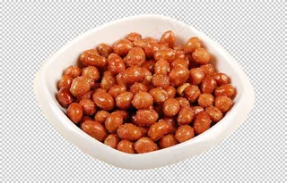 油炸花生米图片