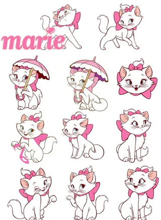 迪斯尼小猫图片