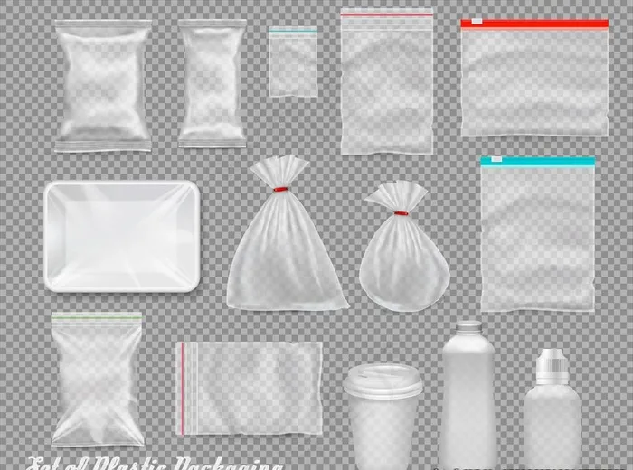 密封袋图片ai矢量模版下载