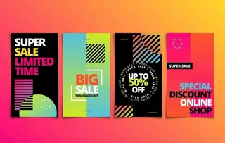 潮流促销海报图片