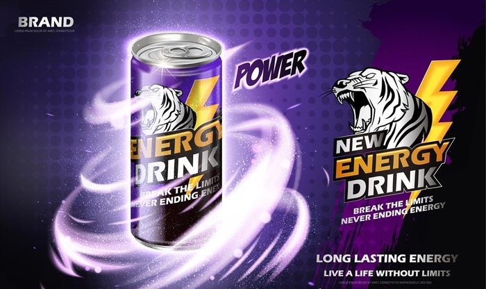 矢量功能饮料图片