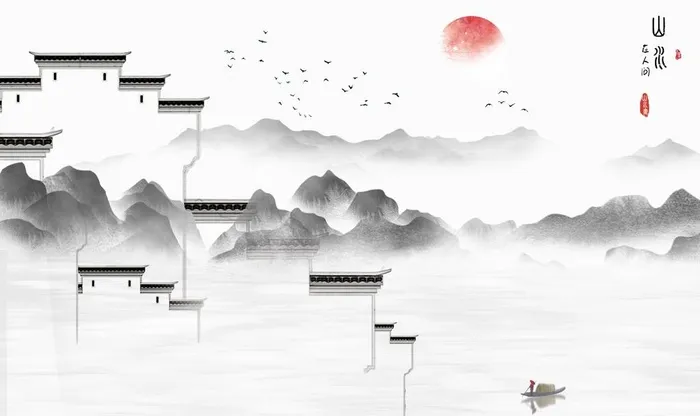 徽州印象图片(9071x5669)psd模版下载