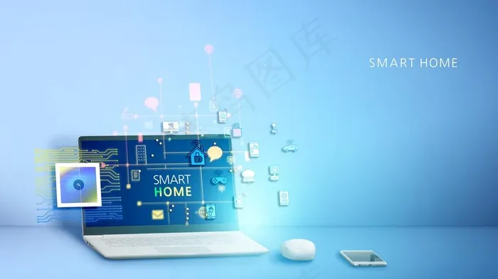手机电脑办公科技互联海报图片psd模版下载
