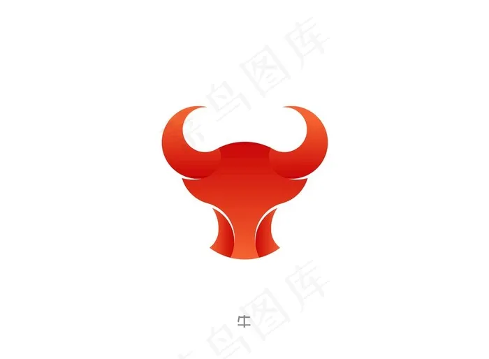 牛LOGO图片ai矢量模版下载