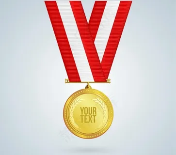 金色奖杯奖牌图片