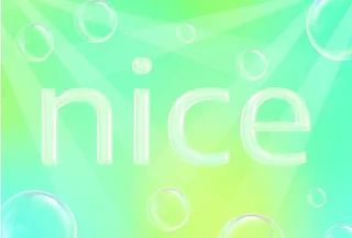 气泡字体样机图片