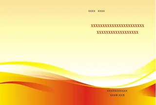 黄色画册封面图片