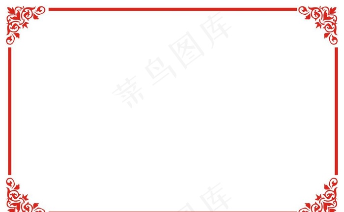 边框图片cdr矢量模版下载