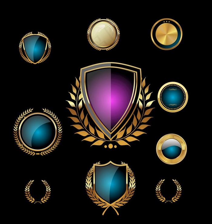 麦穗标   底图图片