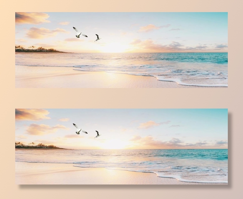 海上风景画图片