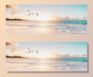 海上风景画图片