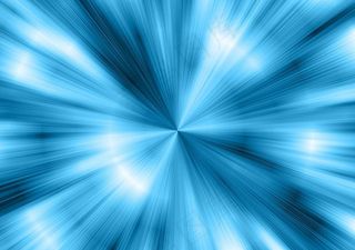 蓝白色放射线条图片