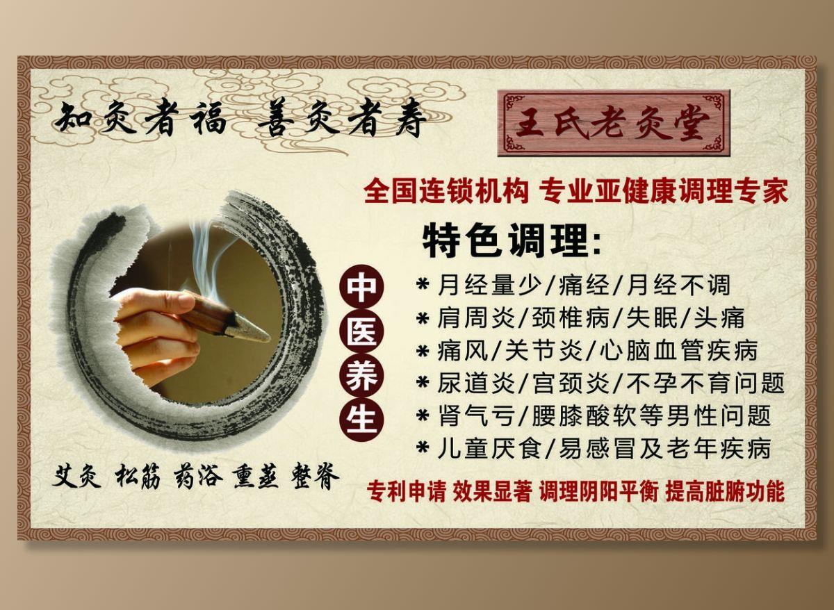 针灸养生海报图片