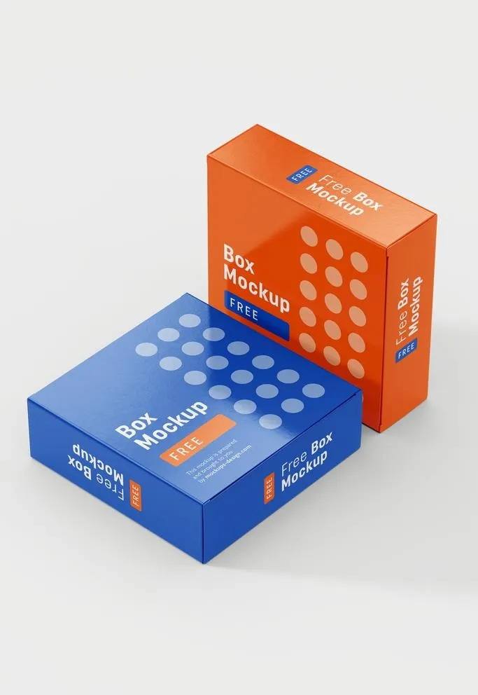 盒子样机图片(2000x3000)psd模版下载