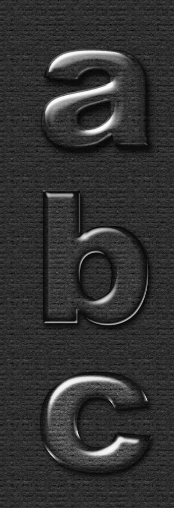 水滴字体效果logo标志样机图片